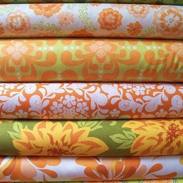 Sandi Henderson Fabric Set, Farmer's Market, 7 Half Yards