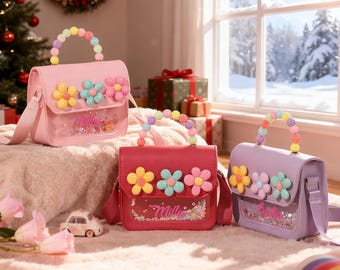 Personalized Handbag,Handbag Gift,Children's handbags,Customized Gifts,Crossbody Bag,Little Girl Gift,Personalized Kids Funny Bag For Girls