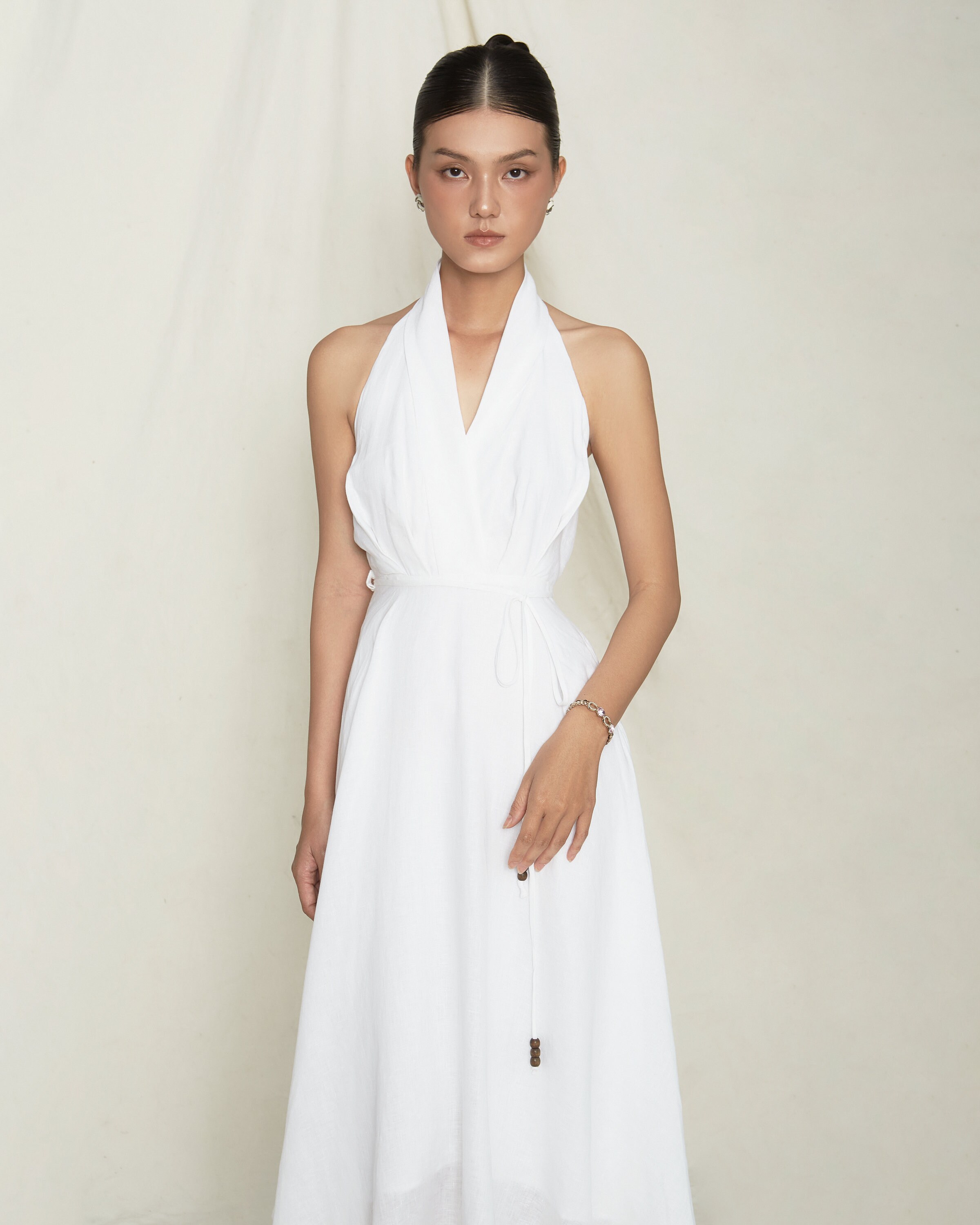 stripe linen dress Striped Linen Sundress 'Angelica', Linen Jumper Dress