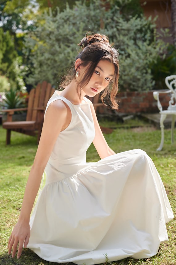 wrap a line dress Corset-Back Wrap-Bodice A-Line Prom Dress main image 0