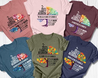 Personalized Family Reunion Shirt: Custom Name Matching Tee