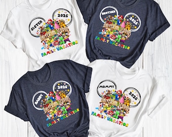 Custom Universal Studios Family Vacation Shirts, Matching 2026 Trip Tees