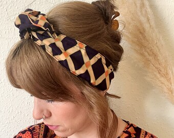 Wire headwrap, wired headbands, twist headband, rockabilly headband