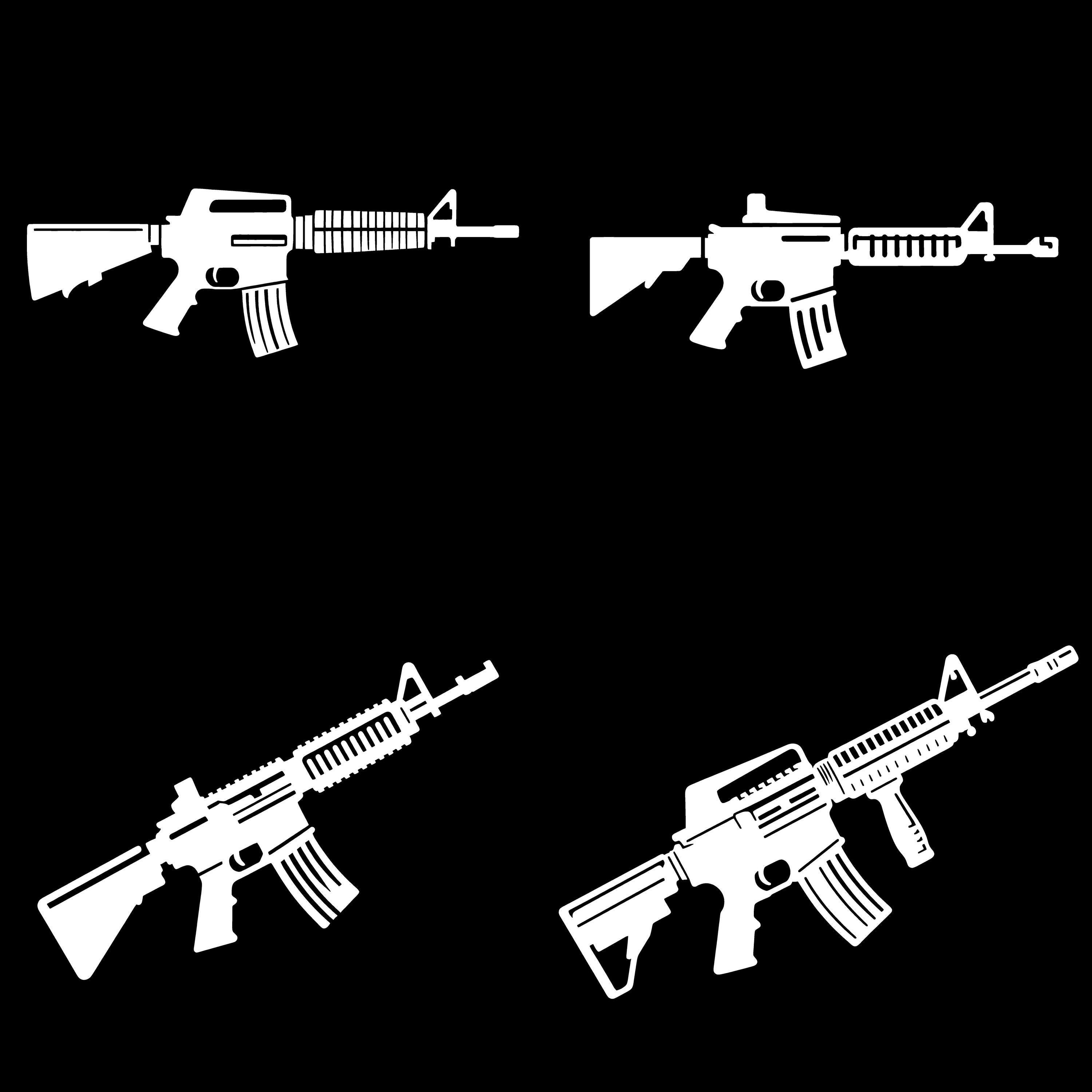 Rifle Gun SVG Bundle – 40 Vector Designs, Cricut & Silhouette Files - Etsy