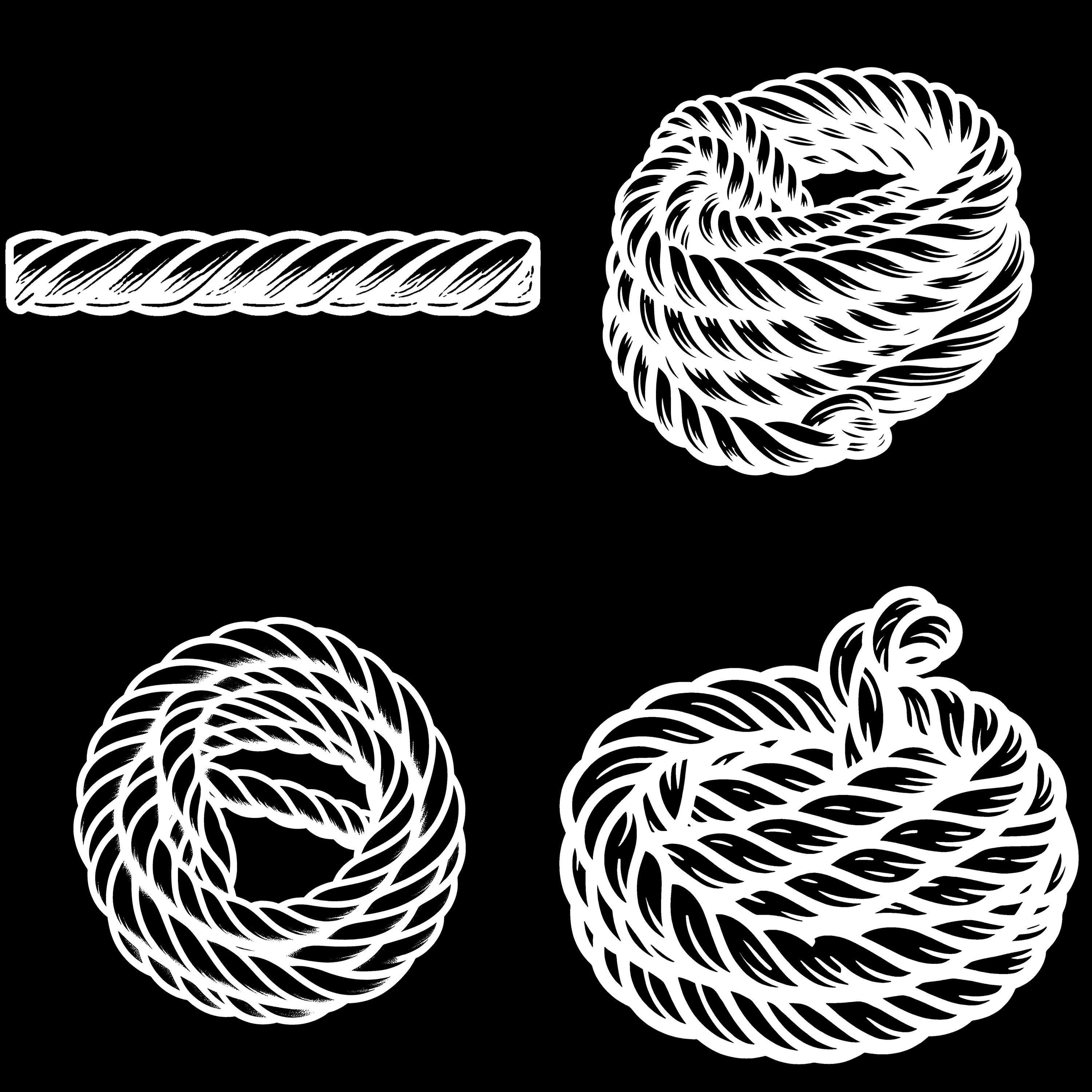 Rope SVG Bundle: Vector Clipart Designs for Cricut & Silhouette ...