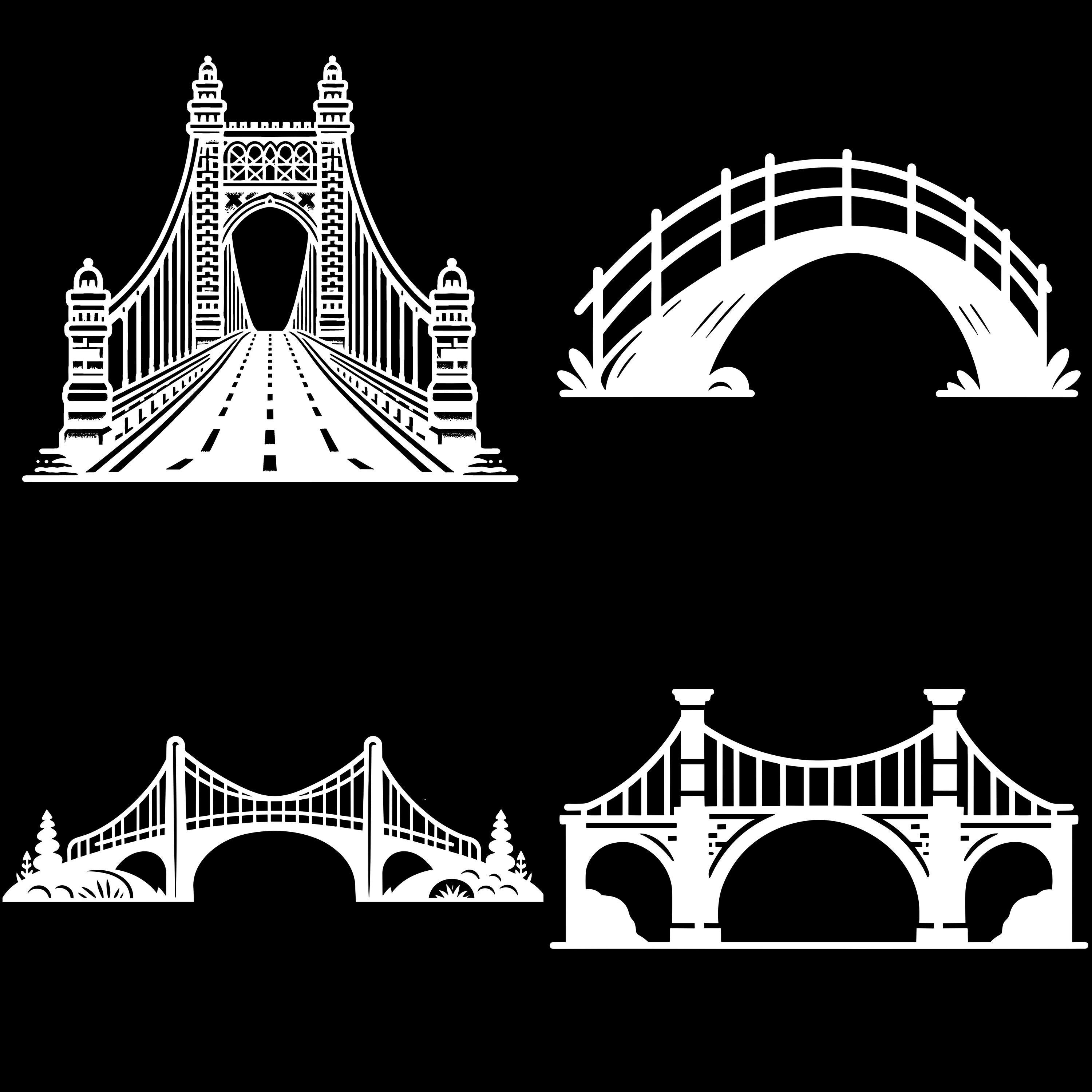 Bridge SVG Bundle: 40 Unique Vector Designs (cricut & Silhouette) - Etsy