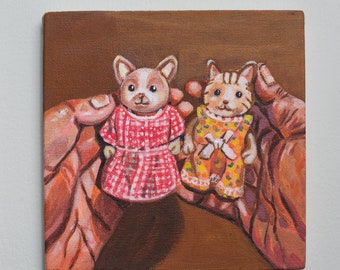Sylvanian Families Calico Critters Painting