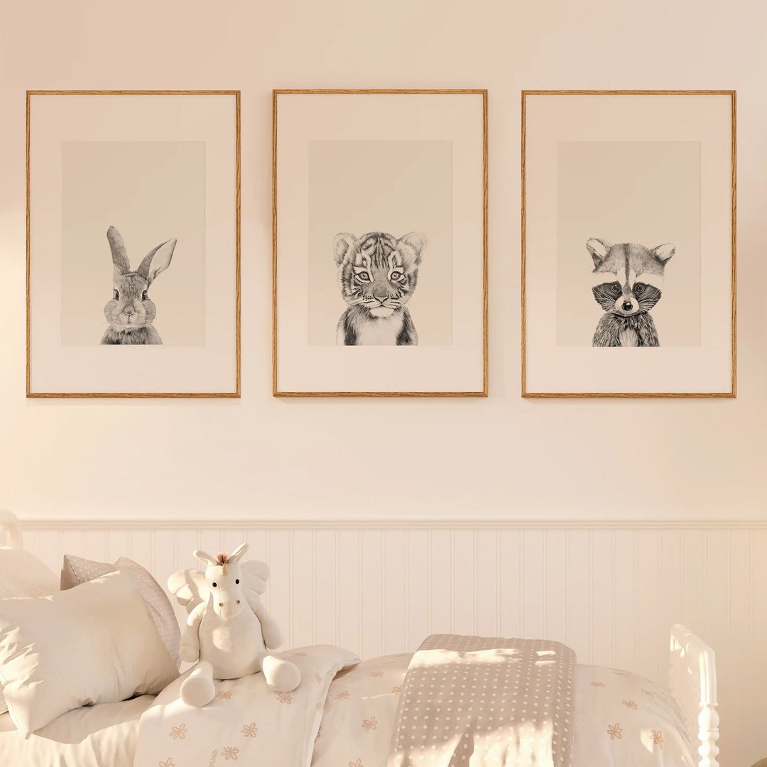 Baby Animal Nursery Prints - Etsy