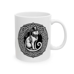 Steampunk Cats Mug, Cat Lover Gift, cat dad mug, cat mom mug, cat lover mug, Feline lover gift, Cool Cat Design Mug, Black and White