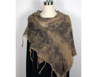 Up-Cycled, Mesh, Cotton, Abercrombie and Fitch Shawl/Scarf