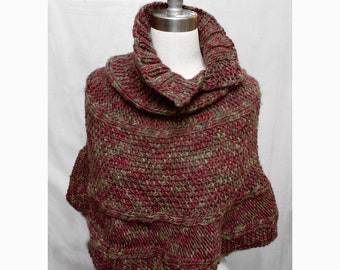 Poncho in Autumn Colors