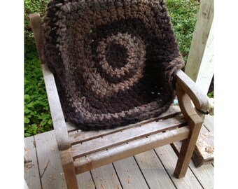 Pure, Natural Alpaca Round Rug Or Meditation Mat
