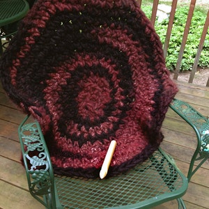 Pure, Natural Alpaca Round Rug Or Meditation Mat