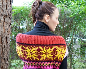 burst of colors vest PDF pattern,knitting pattern, vest pattern, knitted vest pattern,knit vest pattern, womans vest pattern