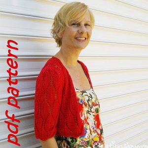 Lace cardi/bolero pattern pdf format