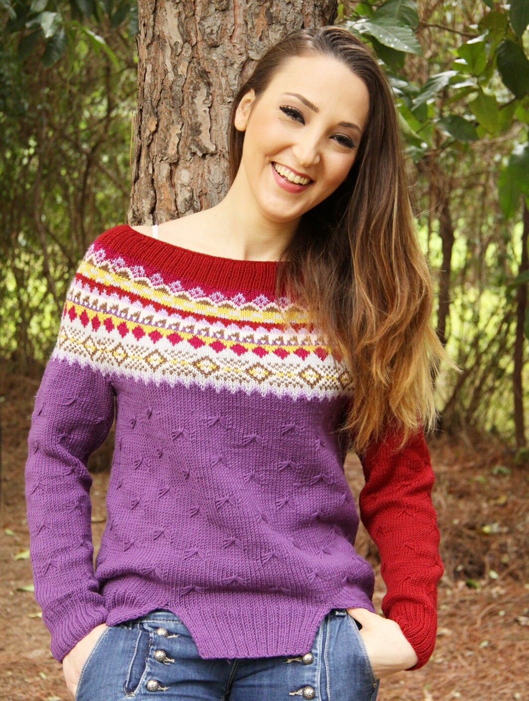 Kleding Dameskleding Sweaters Vesten Vintage fairisle pure wollen vest maat Uk 12 