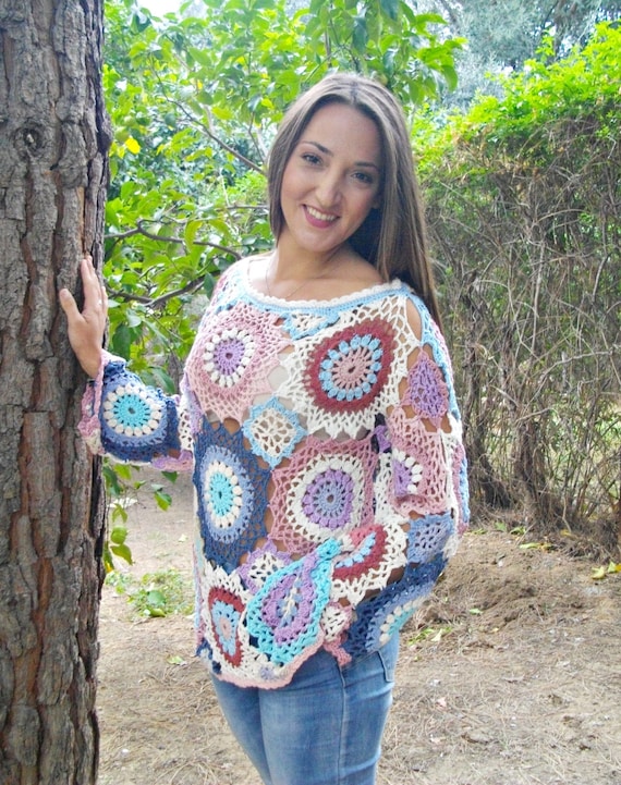 Häkel bluse Clearance