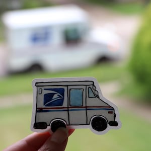 USPS Postal Workers Mail Carrier Appreciation Stickers LLV