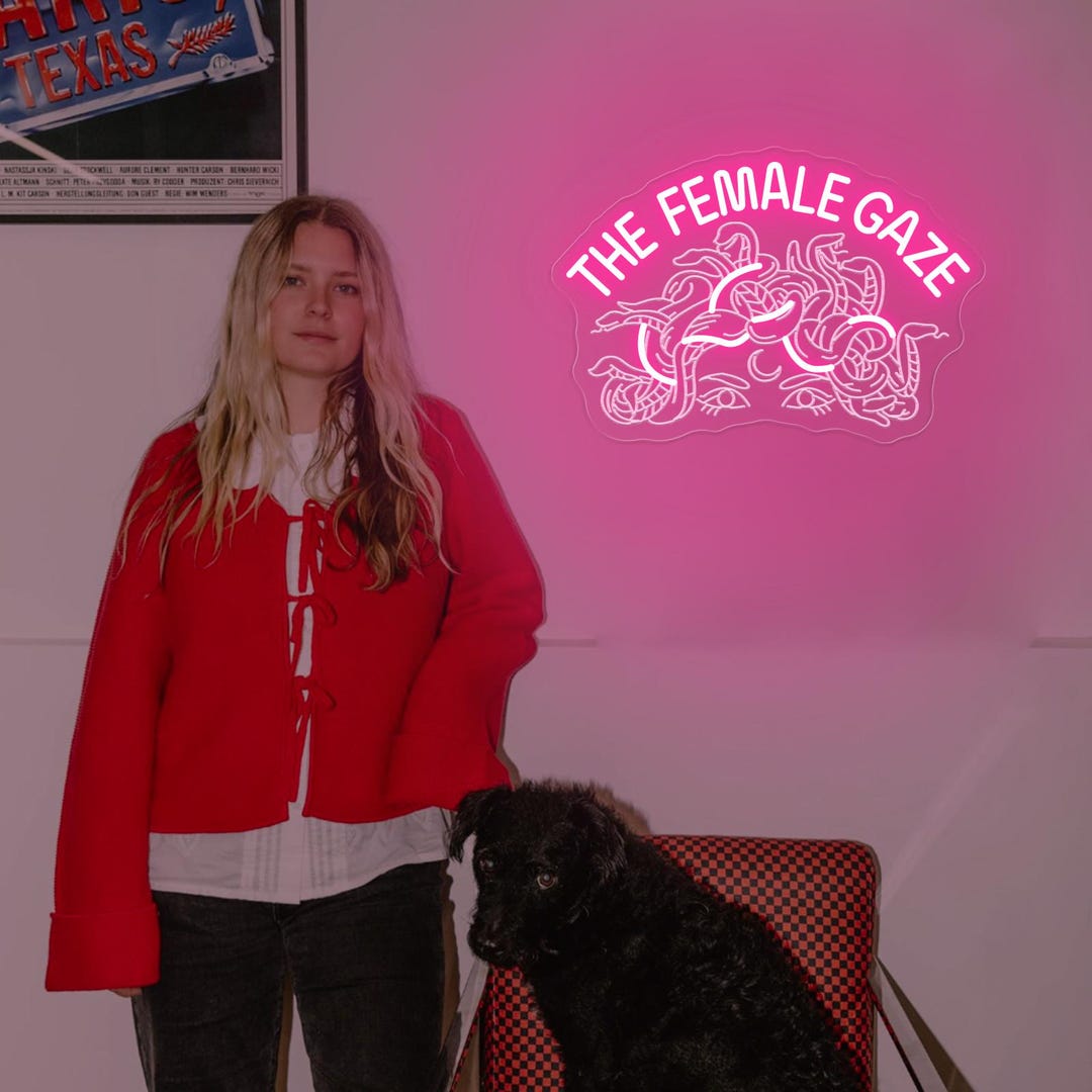 The Female Gaze Neon Sign, Petrify the Patriarchy Neon Light, Feminist ...