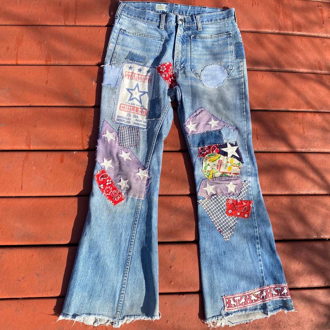 Reworked 70s Flares - Etsy