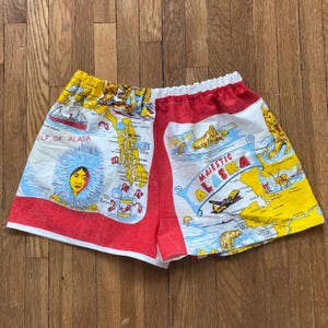Shorts aus Alaska-Karte