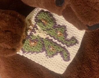 Luna Moth Mini Tapestry Crochet Pattern (NOT PHYSICAL ITEM)
