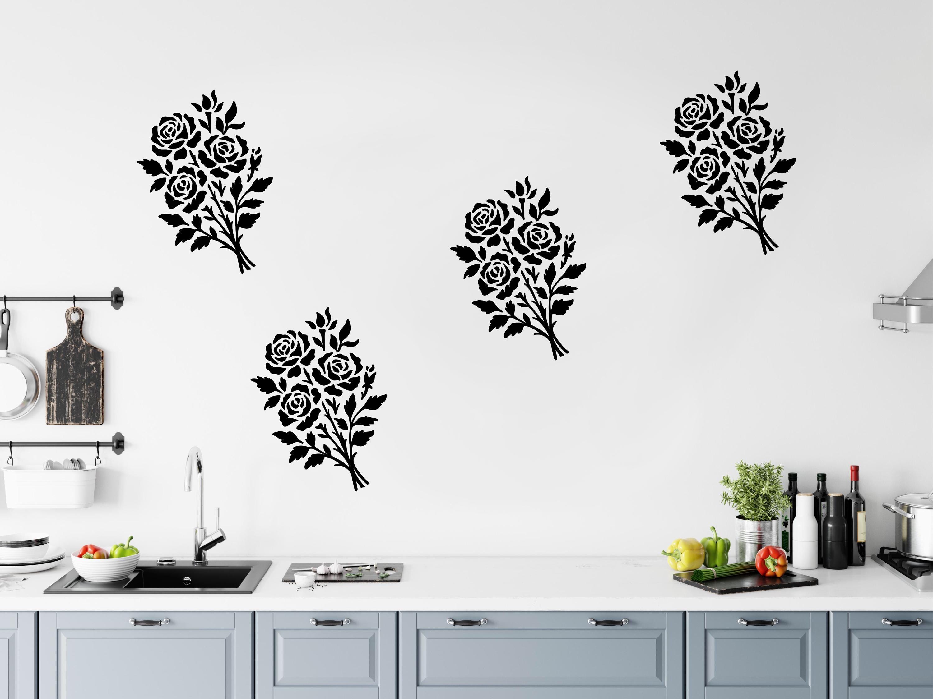 Floral Stencil, Bunch of Roses, Multiple Sizes A6 A5 A4, Reusable ...