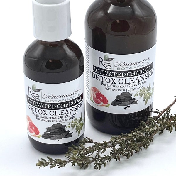 Activated Charcoal Detox Cleanser for Clear Skin