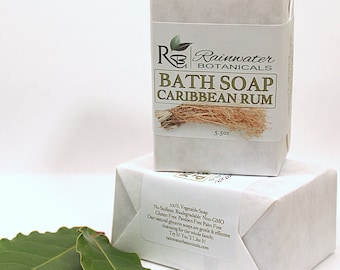 Jabón corporal natural de ron caribeño