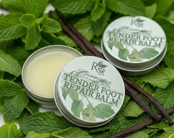 Tender Foot Repair Balm, vegan, natuurlijk, plasticvrij!