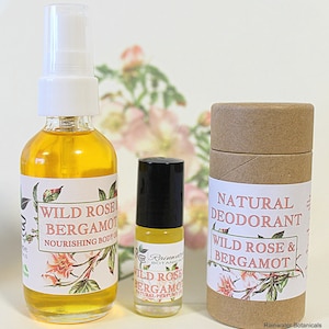 Wild Rose & Bergamot Body and Bath Oil image 2