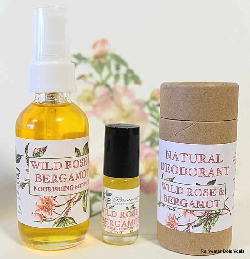 Wild Rose & Bergamot Body and Bath Oil image 2