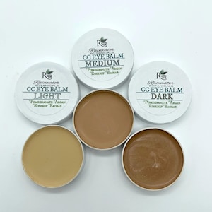 Color Correcting Eye Balm with Pomegrante, Argan, Rosehip & Boabab oils Rainwater Botanicals