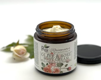 Creme Corporal de Oliva e Rosa