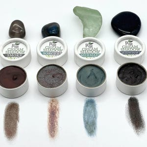 Sombra cremosa natural para olhos, zero desperdício.