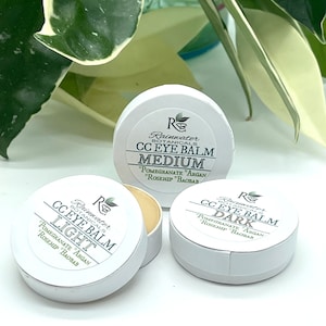 Color Correcting Eye Balm with Pomegrante, Argan, Rosehip & Baobab oils image 1