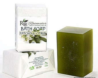 Patchouli Citrus Bath Soap Vegan Palm Free