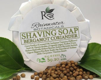 Bergamot & Coriander Shave Soap - Rainwater Botanicals