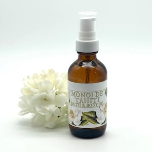 Monoi De Tahiti Bath & Body Oil by Rainwater Botanicals