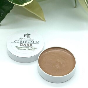 Color Correcting Eye Balm with Pomegrante, Argan, Rosehip & Boabab oils Rainwater Botanicals