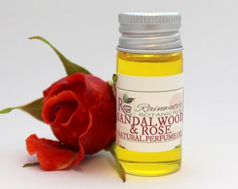 Sandalwood & Rose Natural Perfume Oil