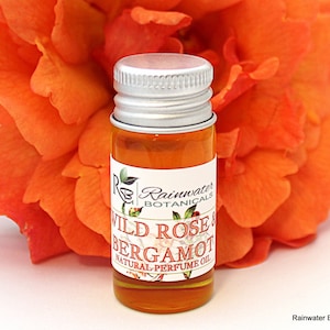 Wild Rose & Bergamot Organic Perfume