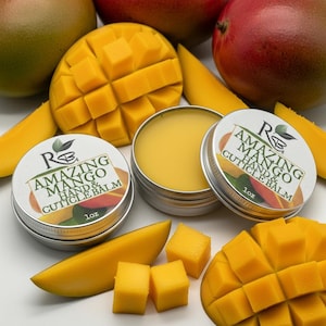 Mango hand- en nagelriembalsem: veganistische multifunctionele hydraterende huidverzorging (1oz)