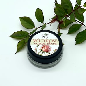 Wild Rose Solid Natural Perfume