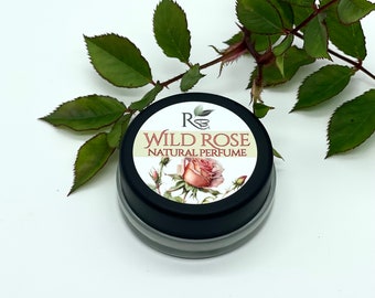 Perfume Natural Sólido De Rosa Silvestre