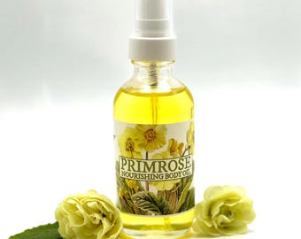 Aceite corporal y de baño de prímula - Rainwater Botanicals