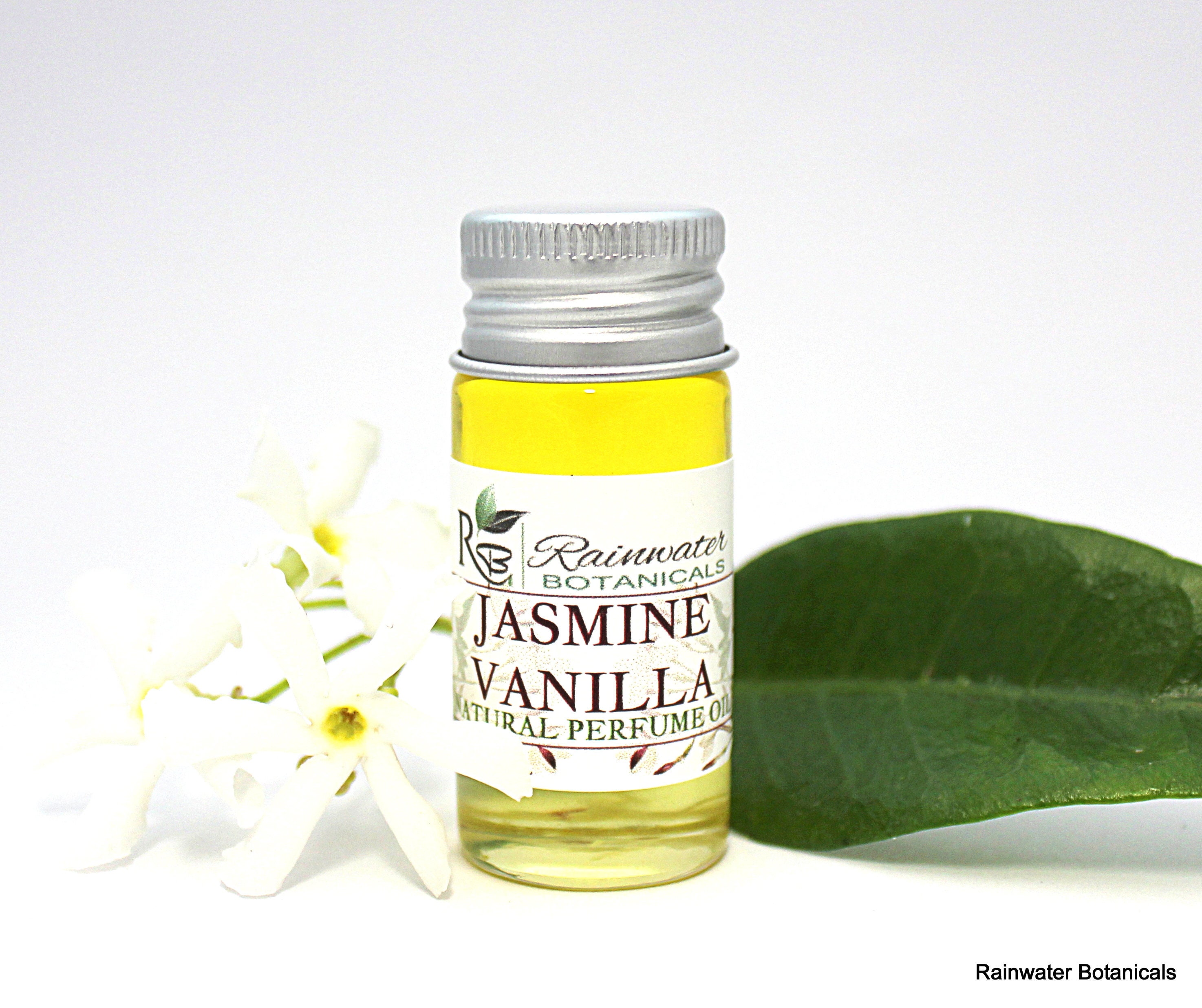 Jasmine Vanilla Natural Perfume Oil, Natural Fragrance, Jasmine