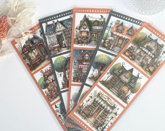 Bookshop Bookmarks, Laminated Bookmarks, Whimsical Bookmarks, Gifts for Book Lovers, Double Sided, Colorful Bookmark, Unique Reader Gift