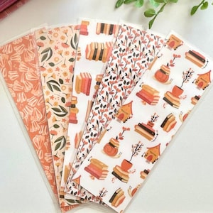 Little Bookshop Laminated Bookmarks, Double Sided, Handcrafted Bookmarks, Reader Accessories, Book Lover Gift, Cute Bookmark