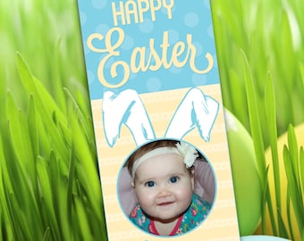 Personalized Easter Bunny Card - Printable PDF